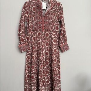 Bella Tu Bohemian Long Sleeve Floral Dress